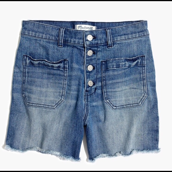 Madewell High Rise Shorts - Button Fly Edition - Picture 4 of 8